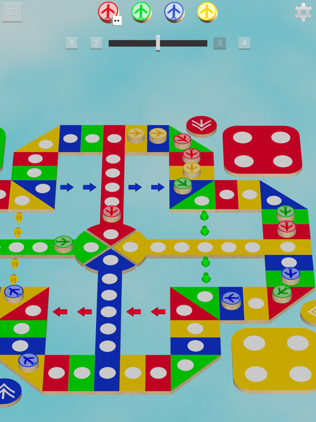 ‎Ludo 3D : Aeroplane Chess Screenshot