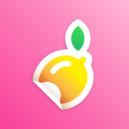 Lemonade stickers for iMessage icon