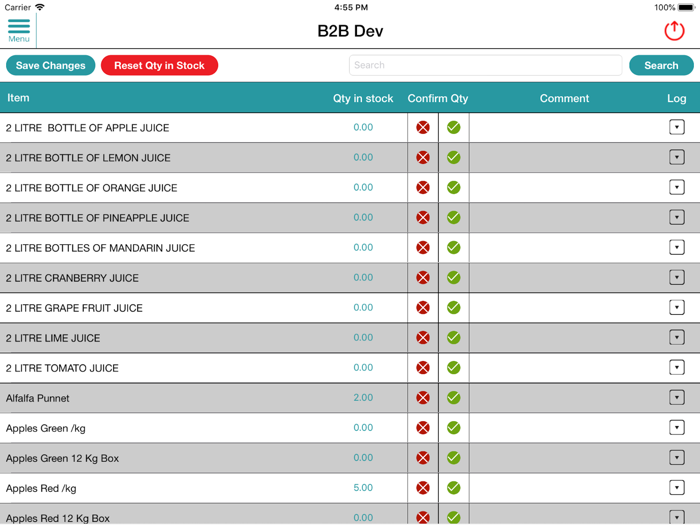 QuickB2B Inventory Manager