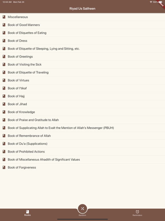 Screenshot #4 pour Riyad us Saliheen Hadith