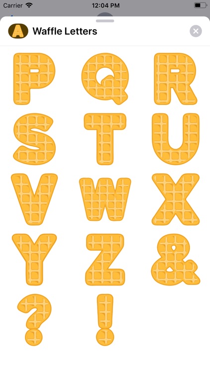 Waffle Letters
