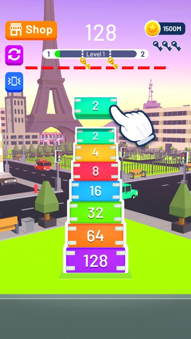 screenshot of Brick Merge 3D 5