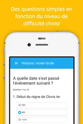 Game screenshot Quiz Histoire de France apk