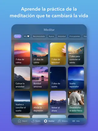 Screenshot 3 Calm: Meditación y Sueño iphone