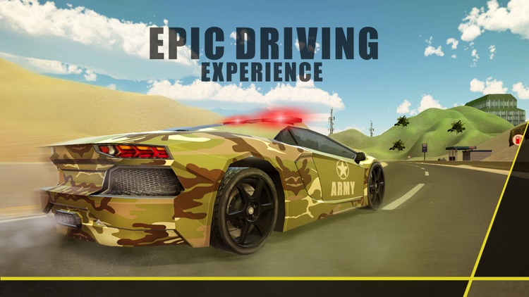 Army Car Driving - Cop Chase