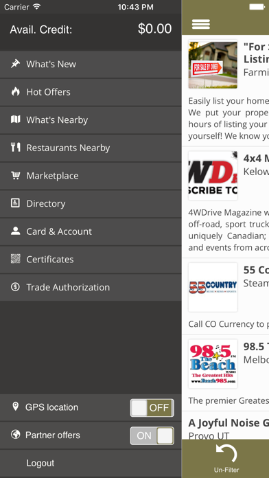 App screenshot