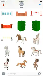 horsesmoji equestrian stickers iphone screenshot 4