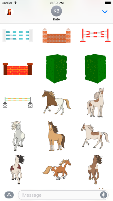 Horsesmoji Equestrian Stickers Screenshot