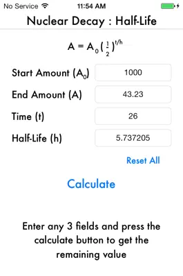 Game screenshot Half-Life Calculator mod apk