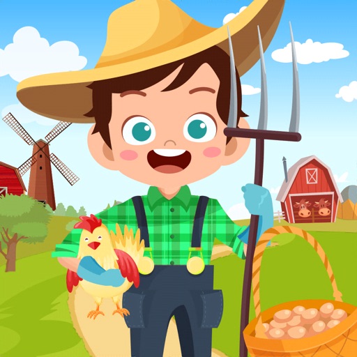 Pretend Play Chicken Farm Life Icon