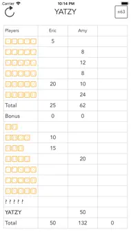 Yatzy Score Sheets iphone bilder 3