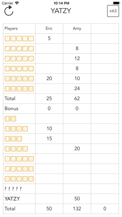 Yatzy Score Sheets screenshot-3