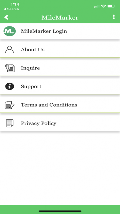 Screenshot #1 pour MileMarker.