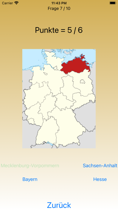 Die deutschen Bundesländer Screenshot
