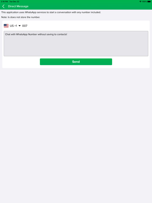 Complement For WhatsApp Chats iPad screenshot 4 - Social Networking app