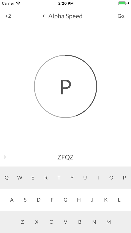 #2. Alpha Speed - Typing Game (iOS) 来自: Tihomir Radev