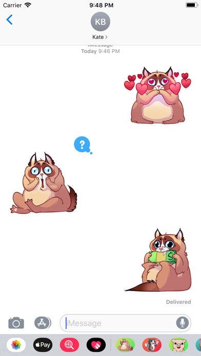 Cute Dog Rose Sticker screenshot 3