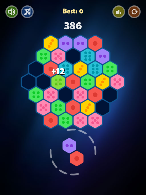 Screenshot #4 pour Hex Merge!