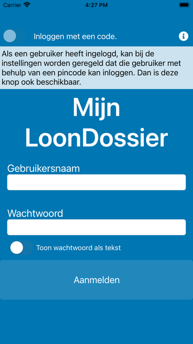 Mijn LoonDossier Screenshot