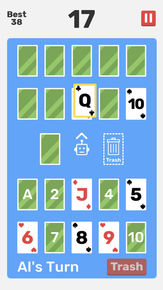 #5. Garbage/ Trash The Card Game (iOS) 来自: Andrey Spencer