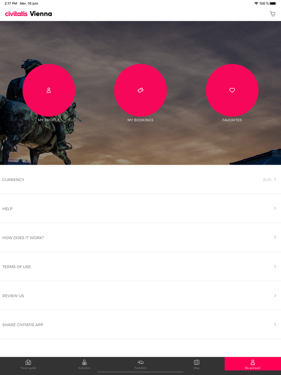 Vienna Guide Civitatis.com iPad screenshot 5 - Travel app