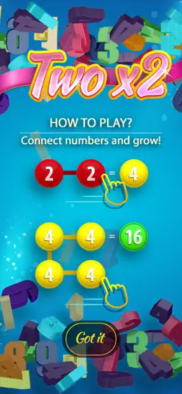 Game screenshot Two For 2: match the numbers! hack