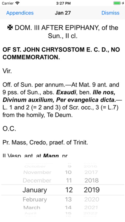 Traditional Ordo 2019