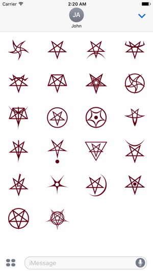Satanic Pentagram Stickers on the App Store