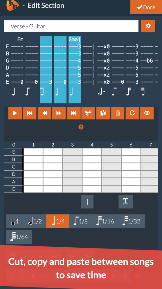 #7. Guitar Notepad - Tab Editor (iOS) 由: Codefad