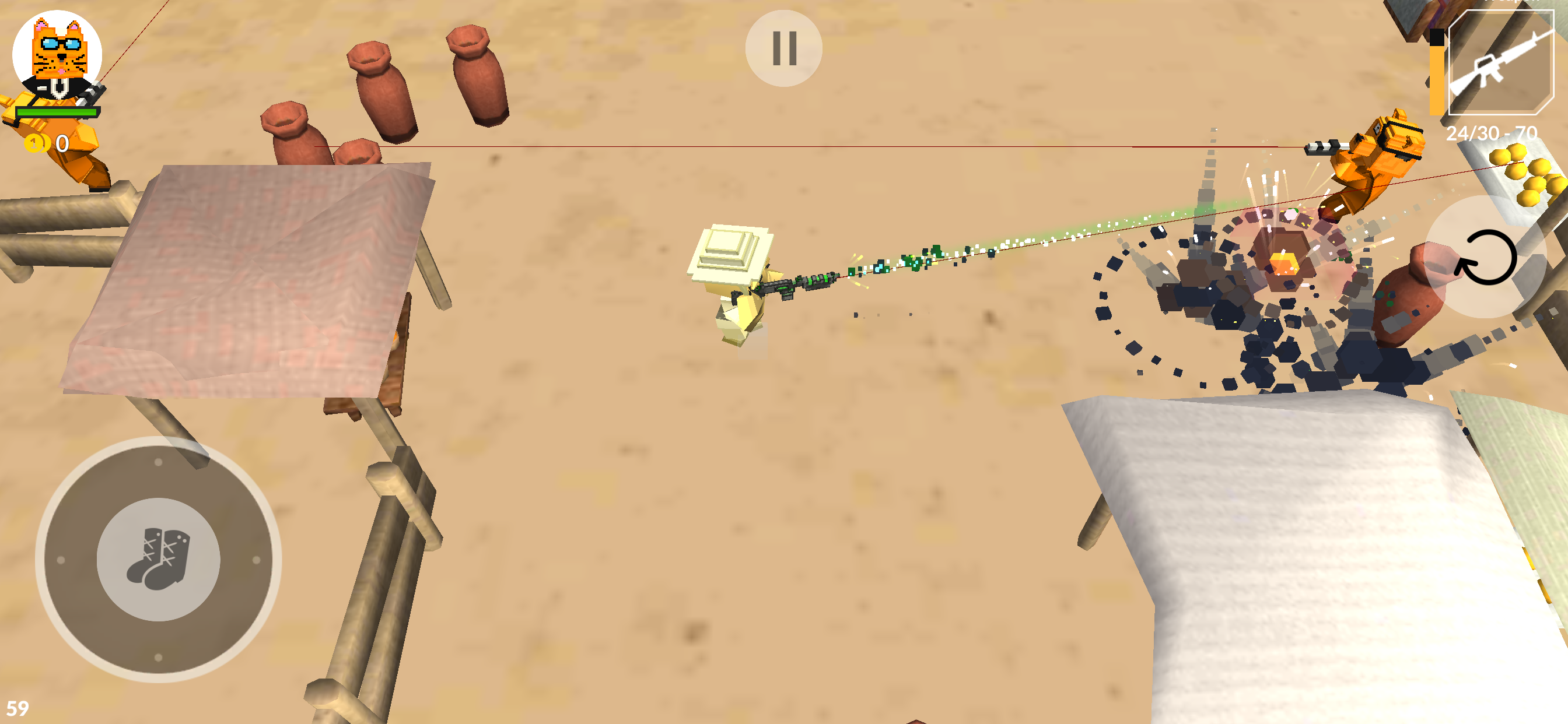 Cats vs Dogs: top down shooter screenshot 2