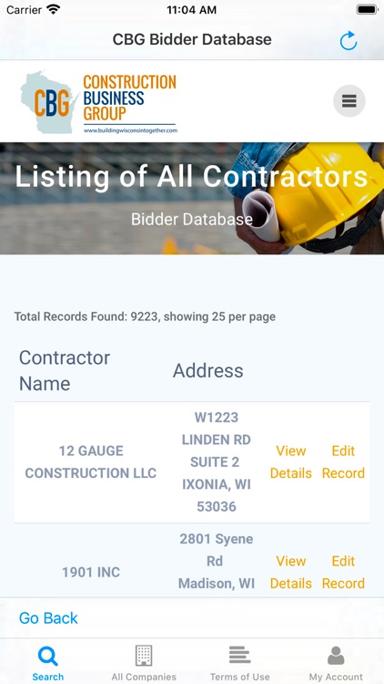 Bidder Database