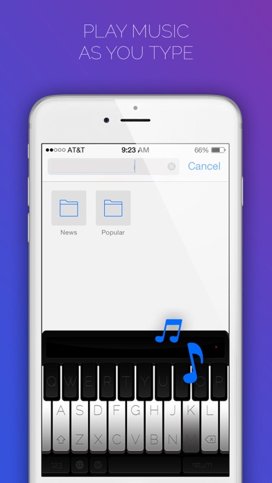 Screenshot #3 pour Piano Keyboard - Typing Music