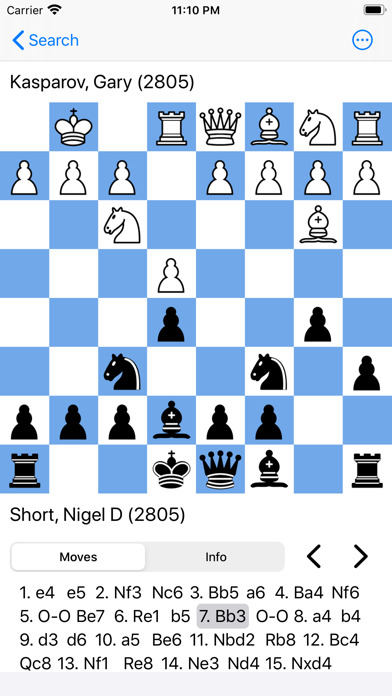 Endgame: Chess database Screenshot