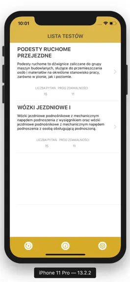 Game screenshot Testy UDT apk