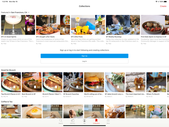 iPad Image of Yelp Food, Delivery & Services