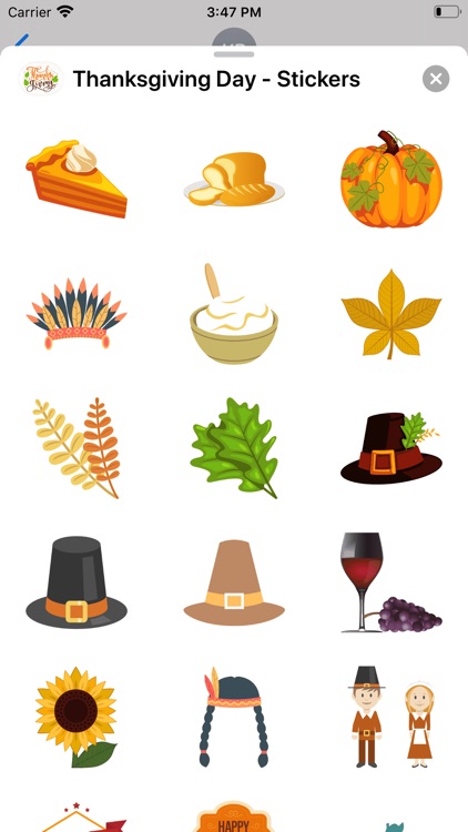 Thanksgiving Day - Stickers screenshot-3