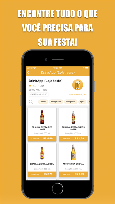 DrinkApp - Delivery de Bebidas Screenshot 3 - AppWisp.com DrinkApp - Delivery de Bebidas Screenshot 3 - AppWisp.com