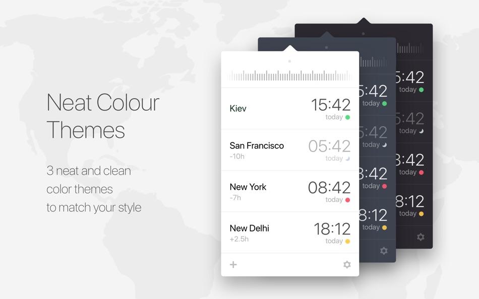 #5. Time Zone Converter and Clock (macOS) Podle: Anton Skorniakov