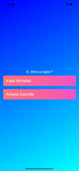 Game screenshot Taller Celebrity Quiz mod apk