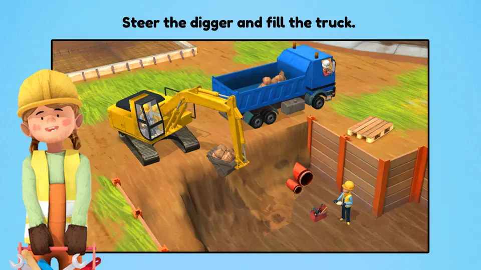 Little Builders For Kids iPhone Screenshot 4