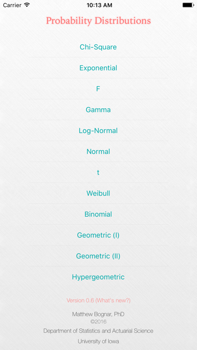 Probability-Distributions Screenshot