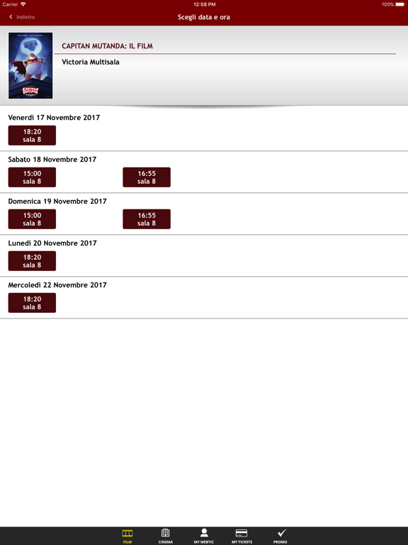 Screenshot #6 pour Webtic Victoria Cinema