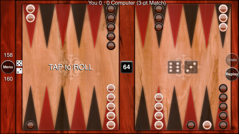 #3. FaceMe Backgammon (iOS) 由: Quatrian Inc.