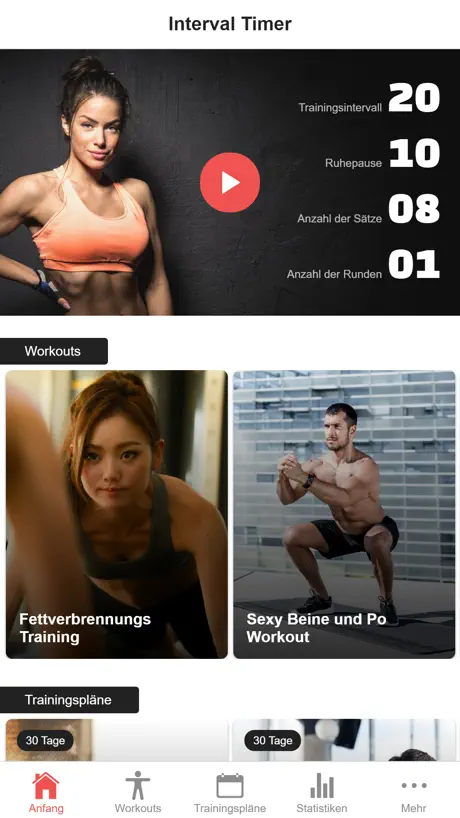 HIIT Intervalltraining