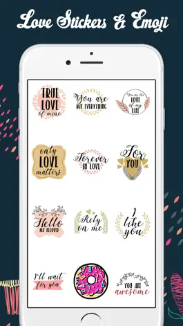 Game screenshot Love Stickers & Emojis apk
