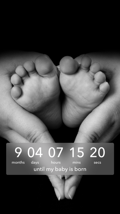 Screenshot #1 pour Baby Countdown  ‎