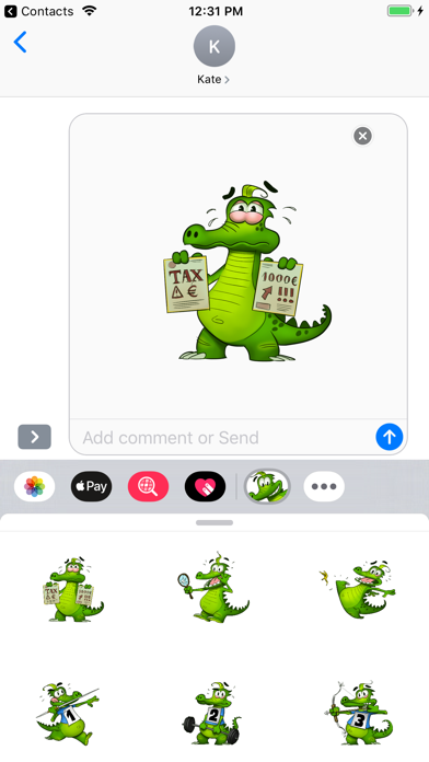 Croco Sticker Pack Screenshot