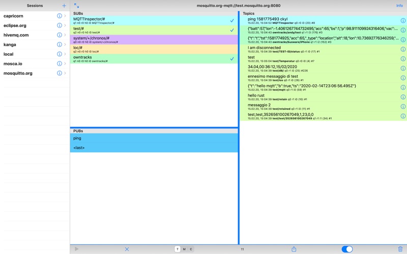 Screenshot #1 pour MQTTInspector