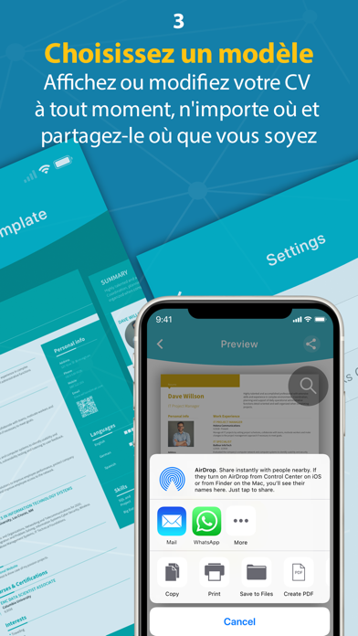 Screenshot #3 pour CV | Curriculum vitae