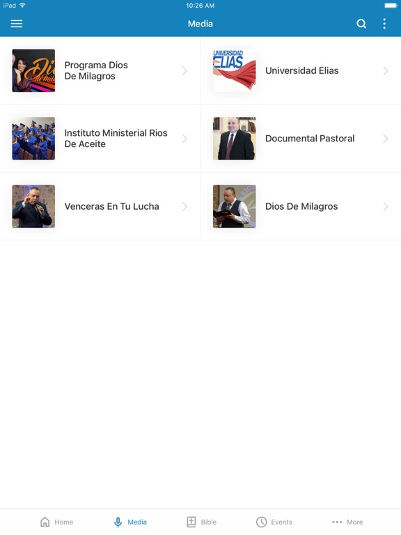 Rios De Aceite iPad screenshot 2 - Lifestyle app